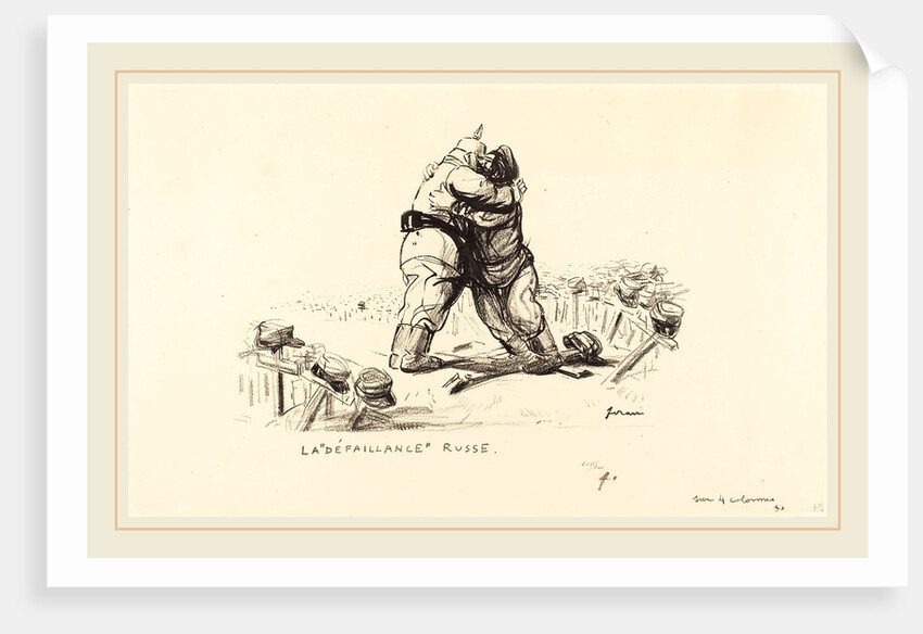 La Defaillance Russe by Jean-Louis Forain