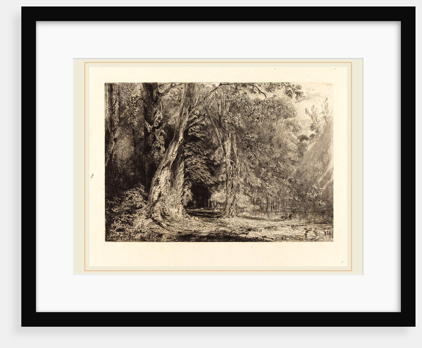 Flooding in the Forest of the Ile Séguin, 1833 by Paul Huet