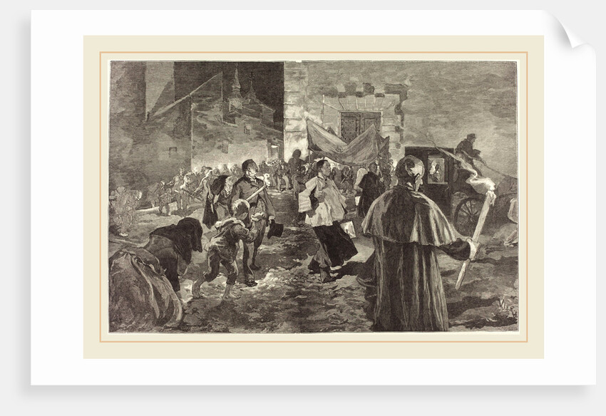 La Viatique, 1889 by Daniel Vierge