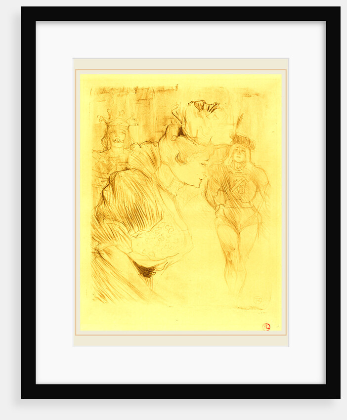 Lender Bowing, 1895 by Henri de Toulouse-Lautrec