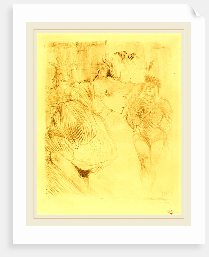 Lender Bowing, 1895 by Henri de Toulouse-Lautrec