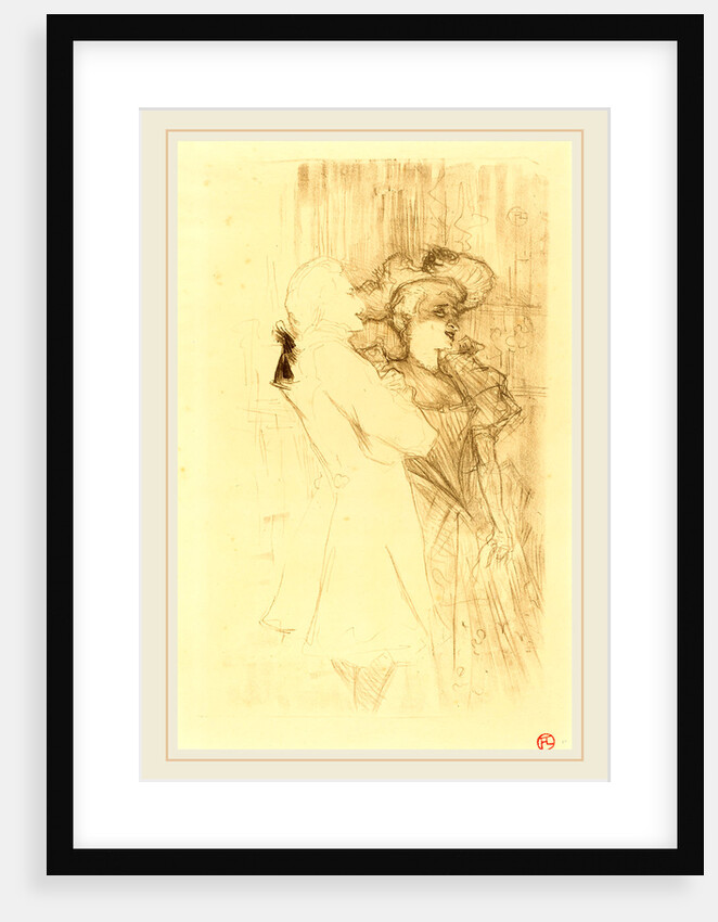 Lender and Auguez in La chanson de fortunio, 1895 by Henri de Toulouse-Lautrec