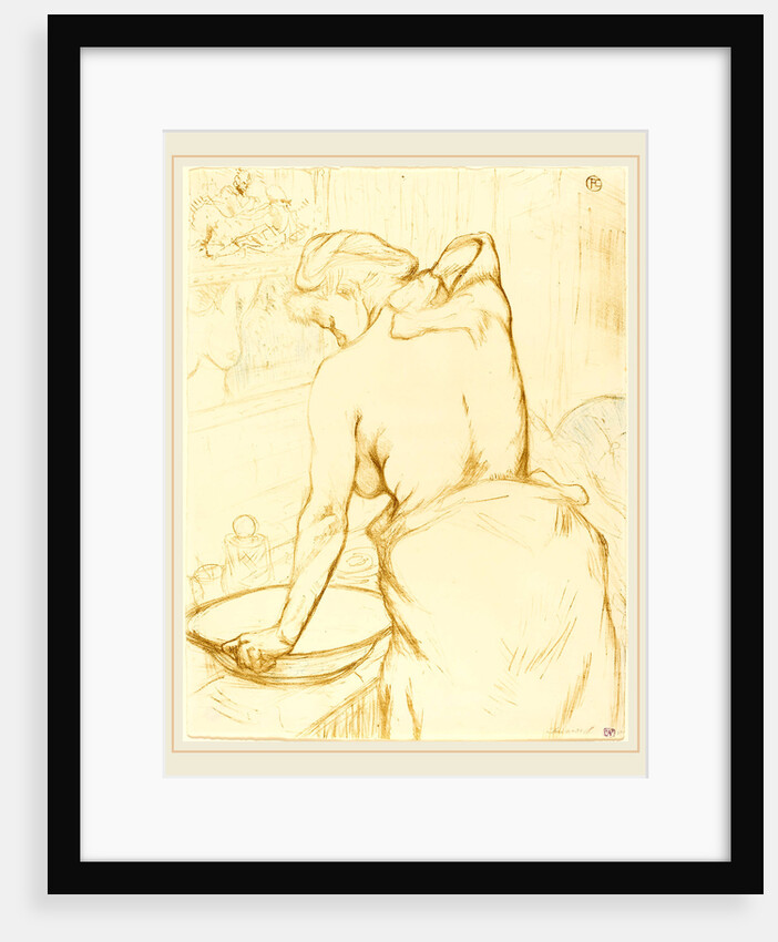 Woman Washing Herself, 1896 by Henri de Toulouse-Lautrec