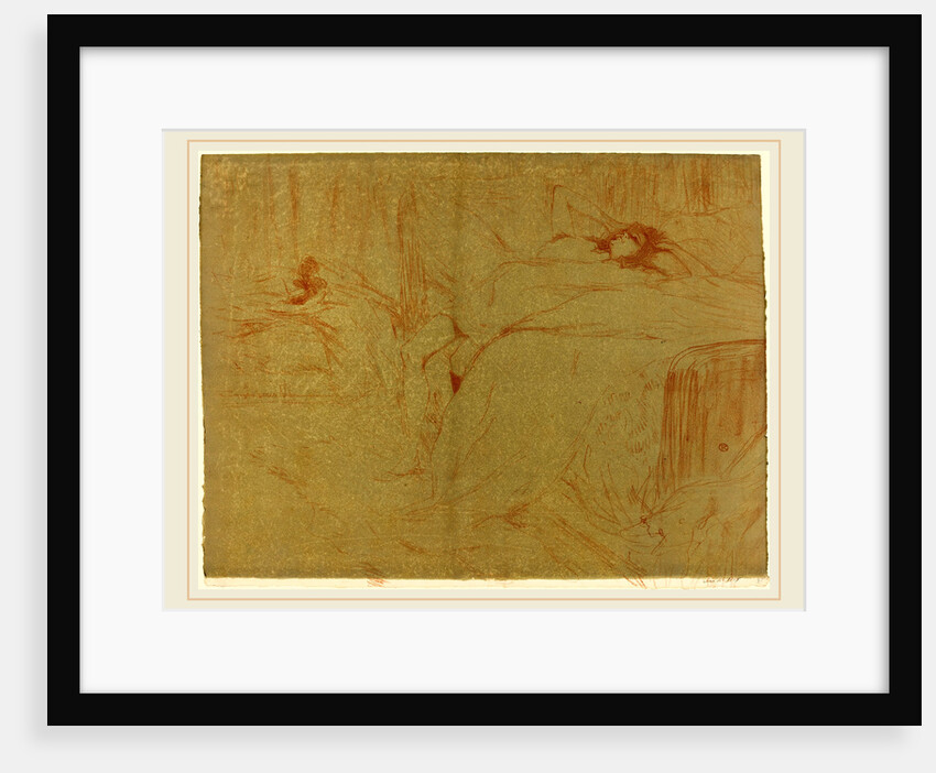 Woman on Her Back, 1896 by Henri de Toulouse-Lautrec