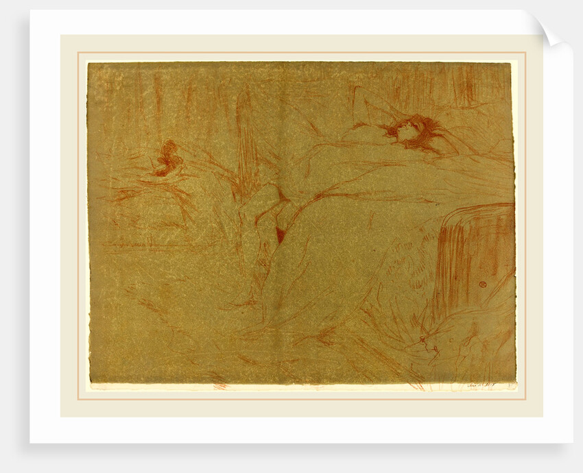 Woman on Her Back, 1896 by Henri de Toulouse-Lautrec