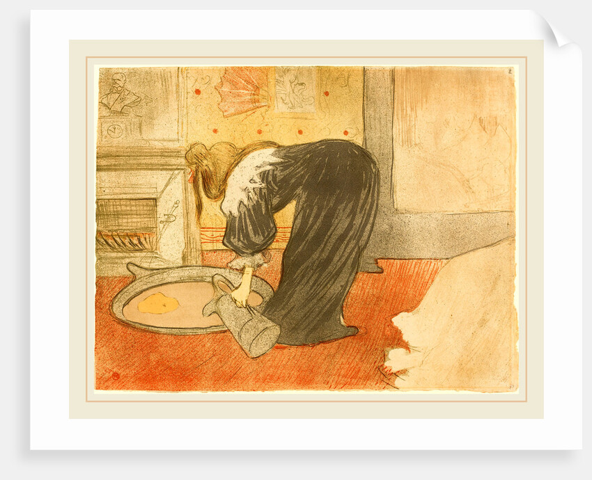 Woman at the Tub, 1896 by Henri de Toulouse-Lautrec