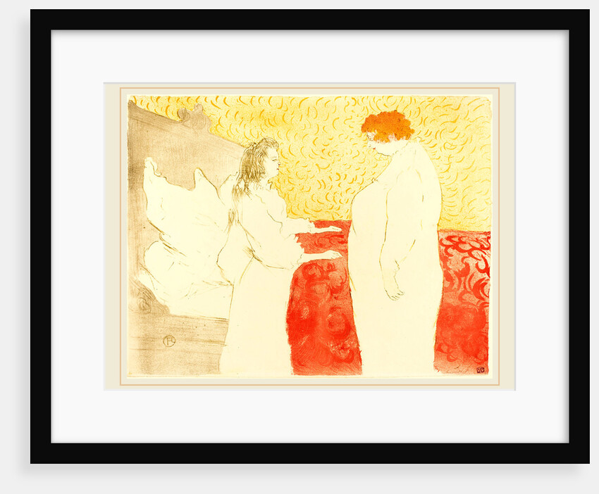 Woman in Bed, Profile, 1896 by Henri de Toulouse-Lautrec