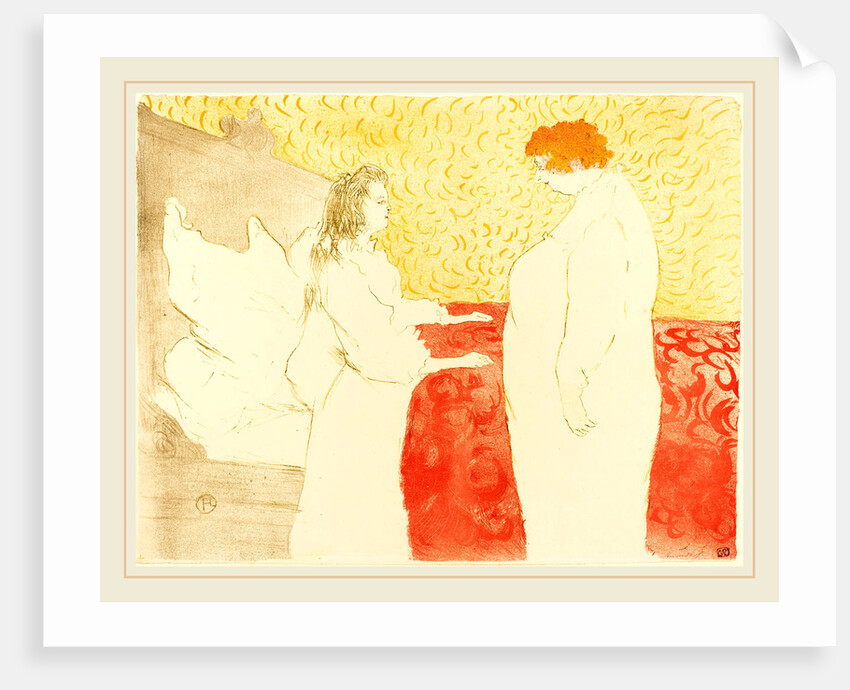 Woman in Bed, Profile, 1896 by Henri de Toulouse-Lautrec