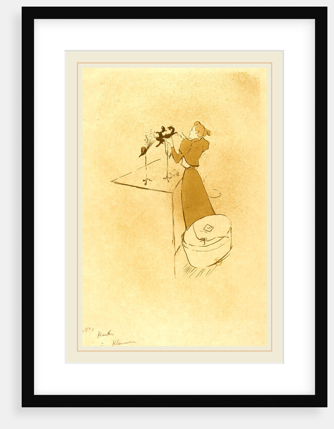 The Milliner, 1893 by Henri de Toulouse-Lautrec