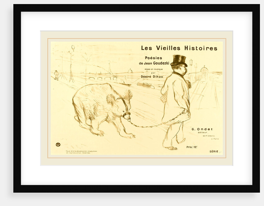 Les Vielles Histoires, 1893 by Henri de Toulouse-Lautrec