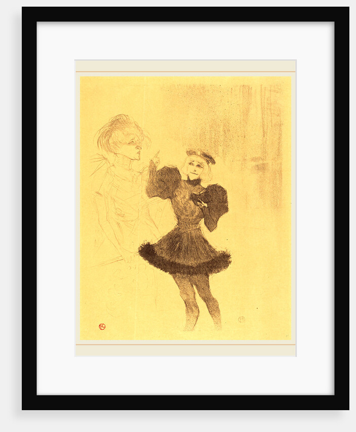 Lender and Lavalliere in Le fils de l'Aretin, 1896 by Henri de Toulouse-Lautrec