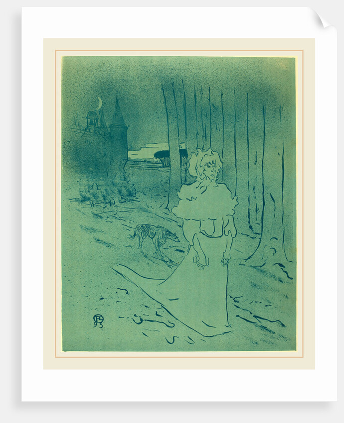 The Manor Lady or the Omen, 1895 by Henri de Toulouse-Lautrec