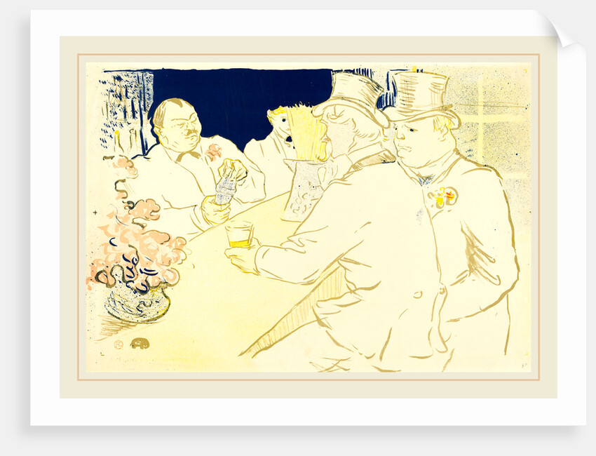 Irish and American Bar, rue Royale, 1896 by Henri de Toulouse-Lautrec