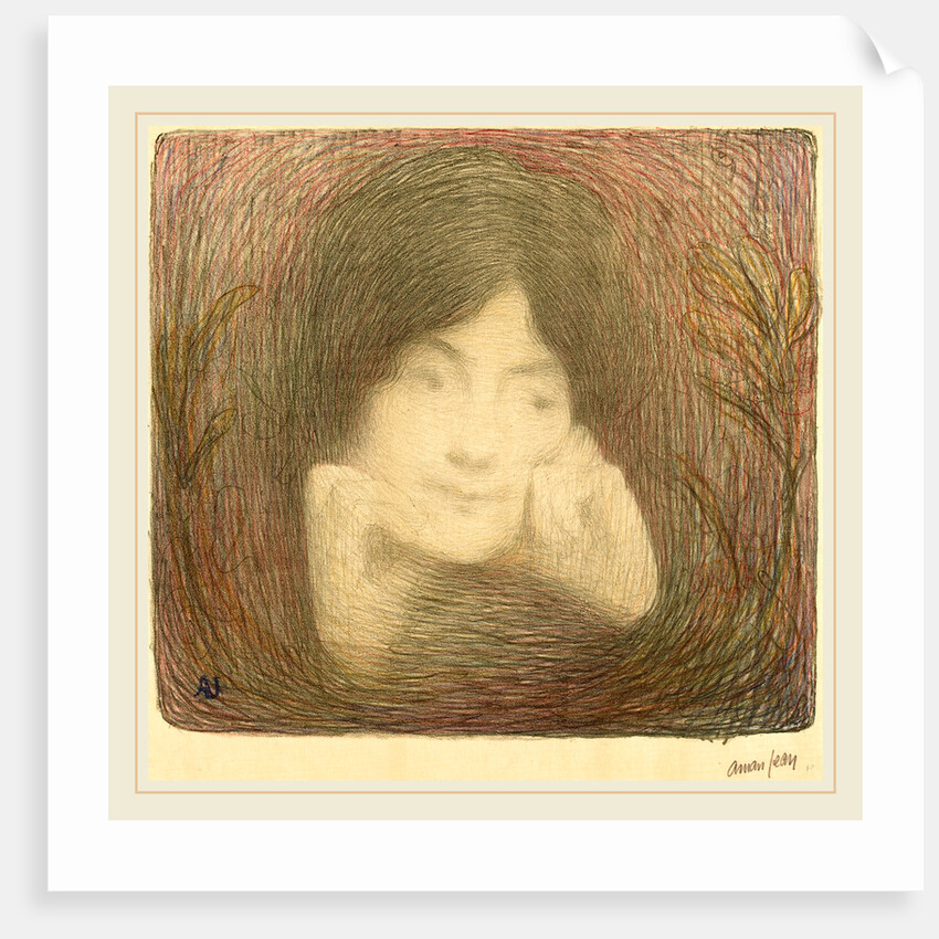 Mlle Moréno de la Comédie-Française, 1897 by Edmond Aman-Jean