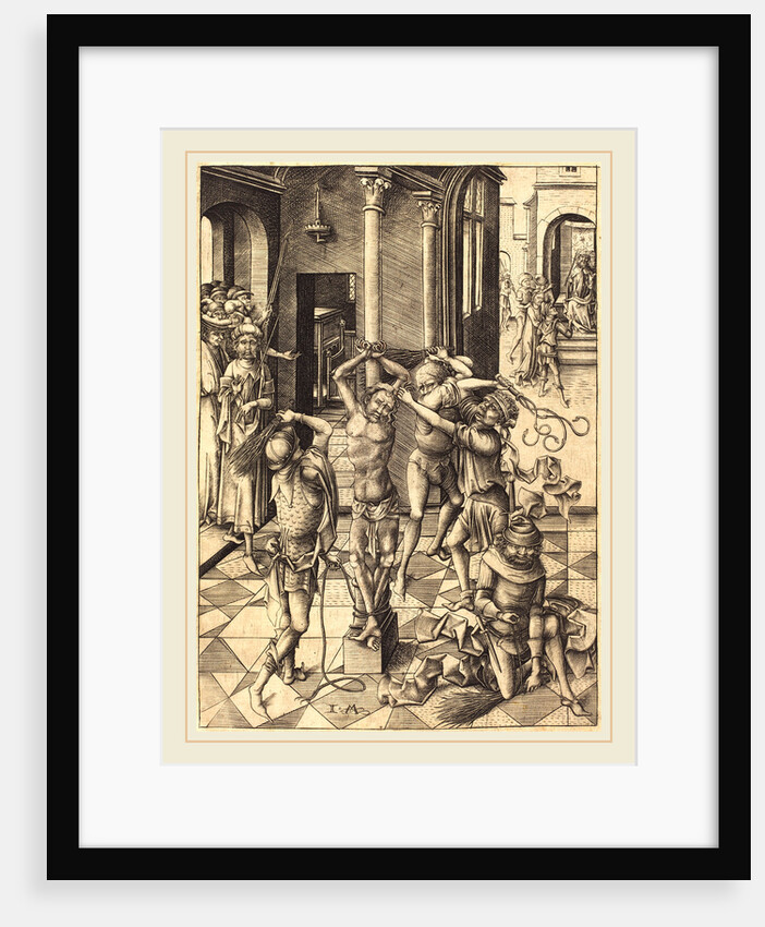 The Flagellation, c. 1480 by Israhel van Meckenem
