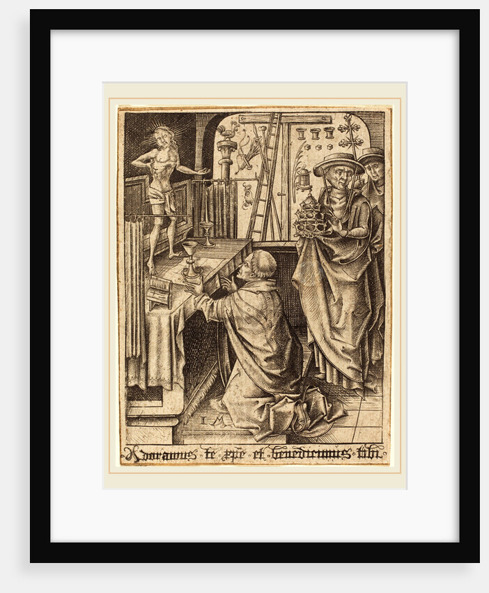 The Mass of Saint Gregory by Israhel van Meckenem