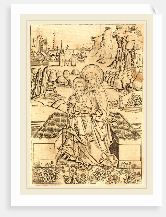 The Madonna and Child with Saint Anne, c. 1460 by Master of St. Sebastian