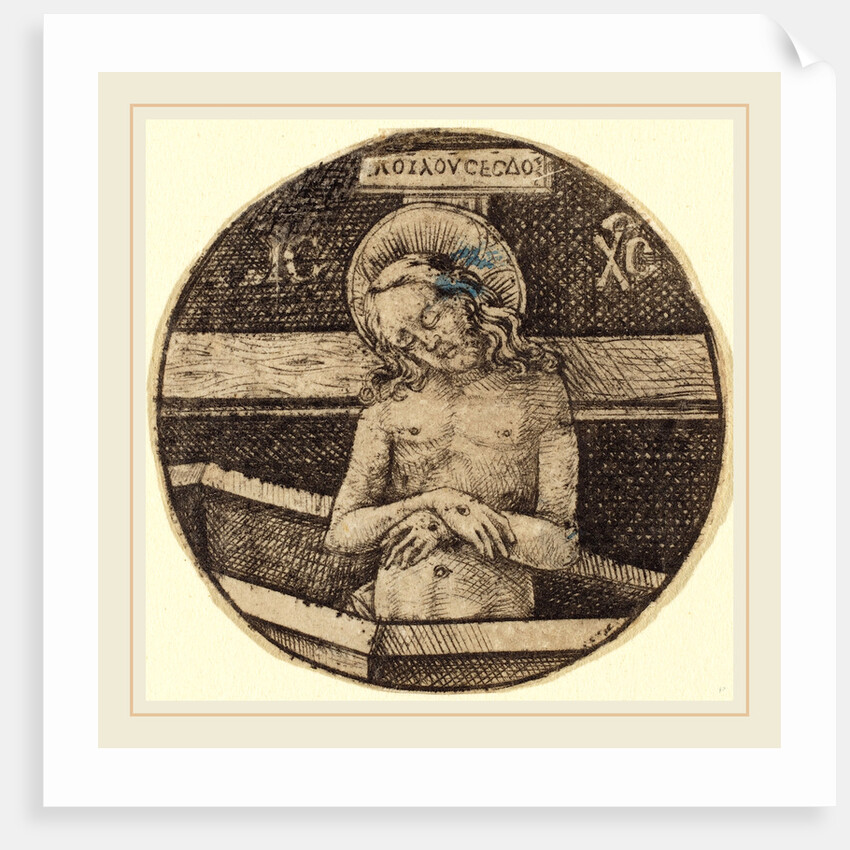 Christ as the Man of Sorrows by Israhel van Meckenem