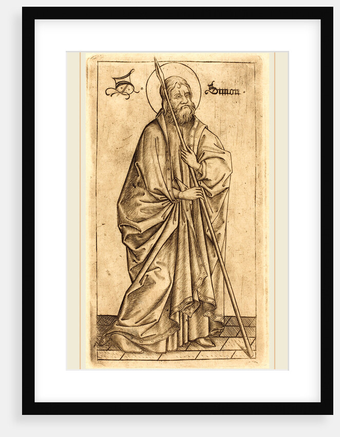 Saint Matthew? Saint Thomas? by Israhel van Meckenem