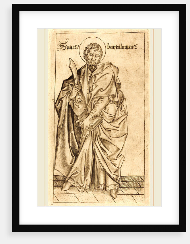 Saint Bartholomew by Israhel van Meckenem
