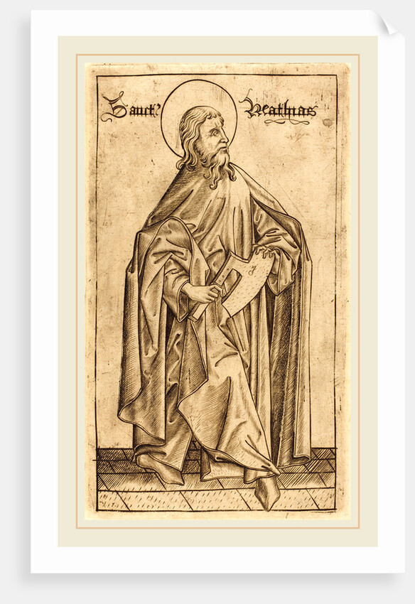 Saint Matthias by Israhel van Meckenem