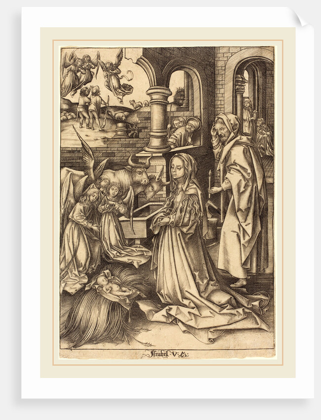 The Nativity by Israhel van Meckenem