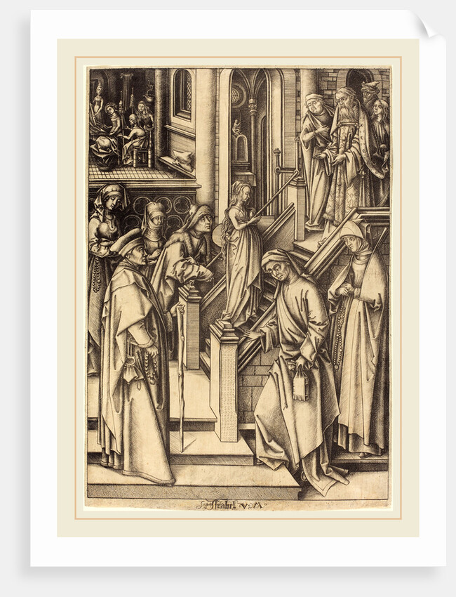 The Presentation of the Virgin by Israhel van Meckenem