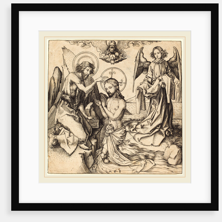 The Baptism of Christ by Martin Schongauer