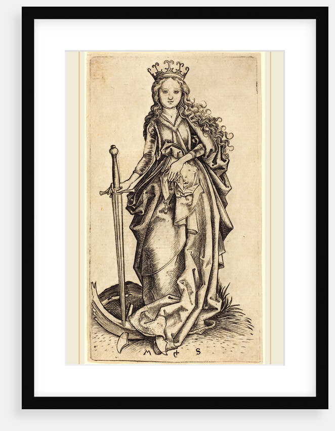 Saint Catherine of Alexandria by Martin Schongauer