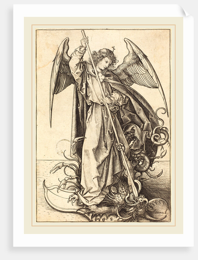 Saint Michael Slaying the Dragon by Martin Schongauer