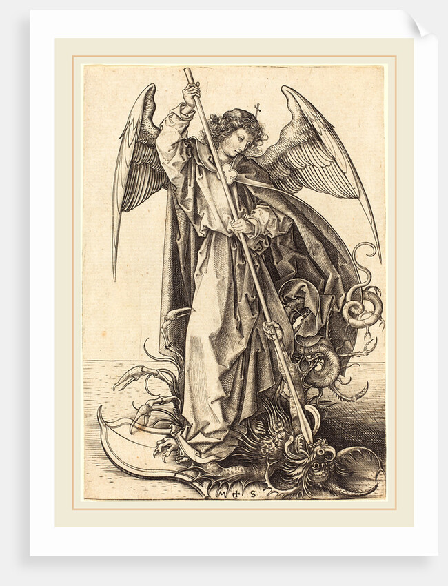 Saint Michael Slaying the Dragon by Martin Schongauer