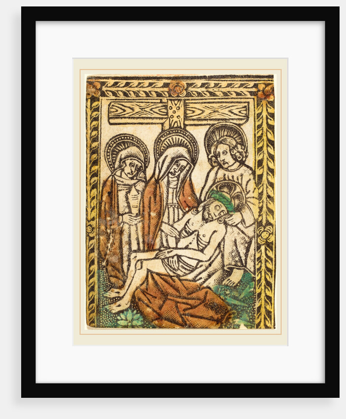 The Lamentation by Workshop of Master of the Borders with the Four Fathers of the Church