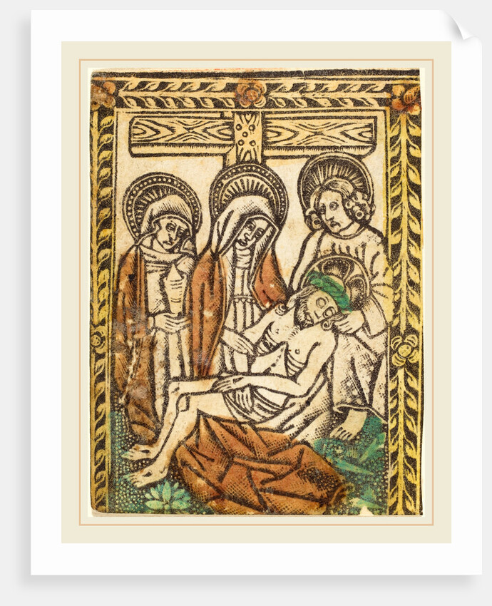The Lamentation by Workshop of Master of the Borders with the Four Fathers of the Church