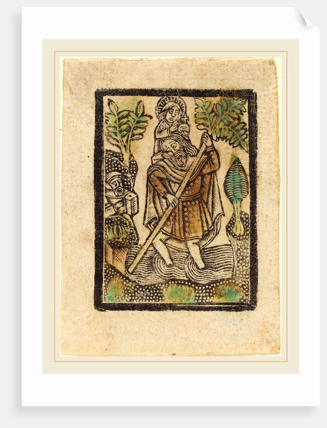 Saint Christopher by Workshop of Master of the Aachen Madonna