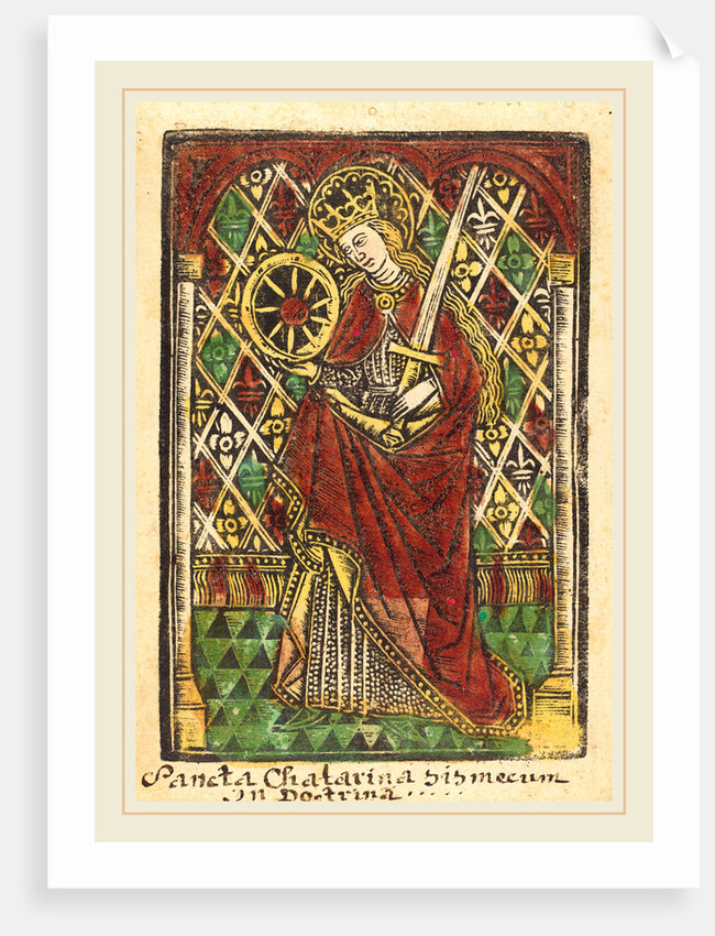Saint Catherine, 1480 or after by Workshop of Master of the Protective Saints of Cologne