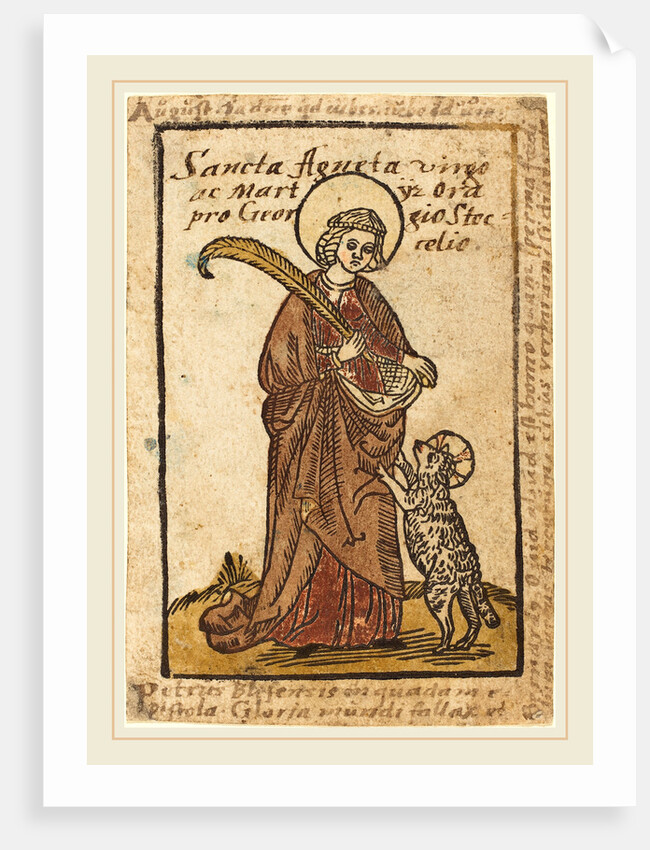 Saint Agnes, c. 1490 by Anonymous