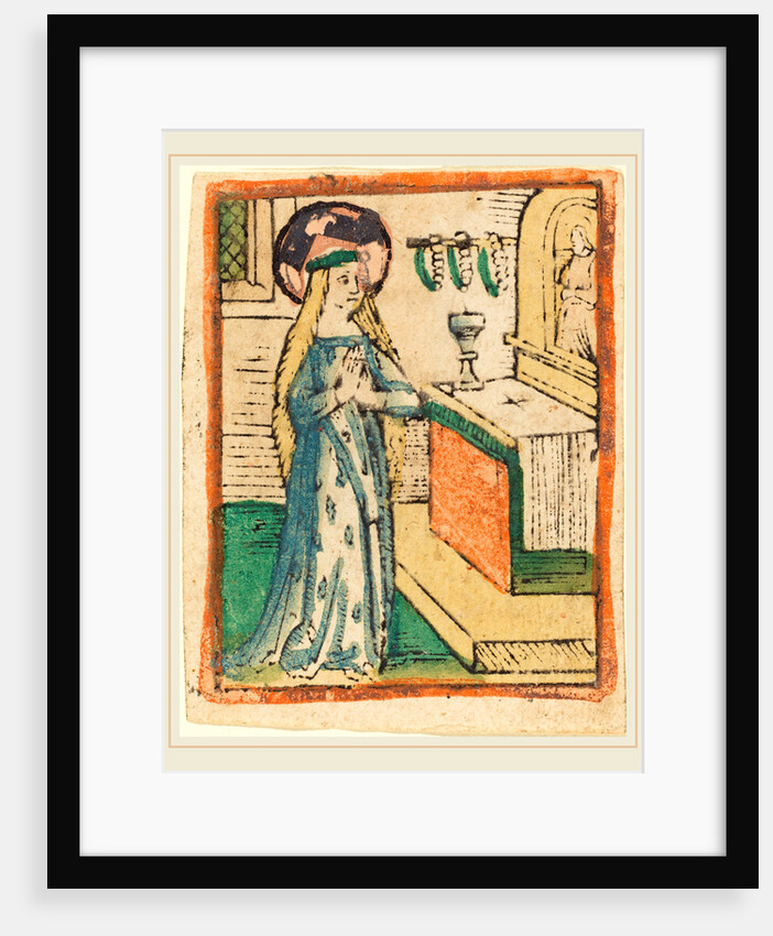 The Virgin in a Robe Embroidered with Ears of Corn by Anonymous