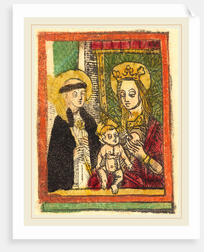 Saint Bernard with the Madonna and Child by Anonymous