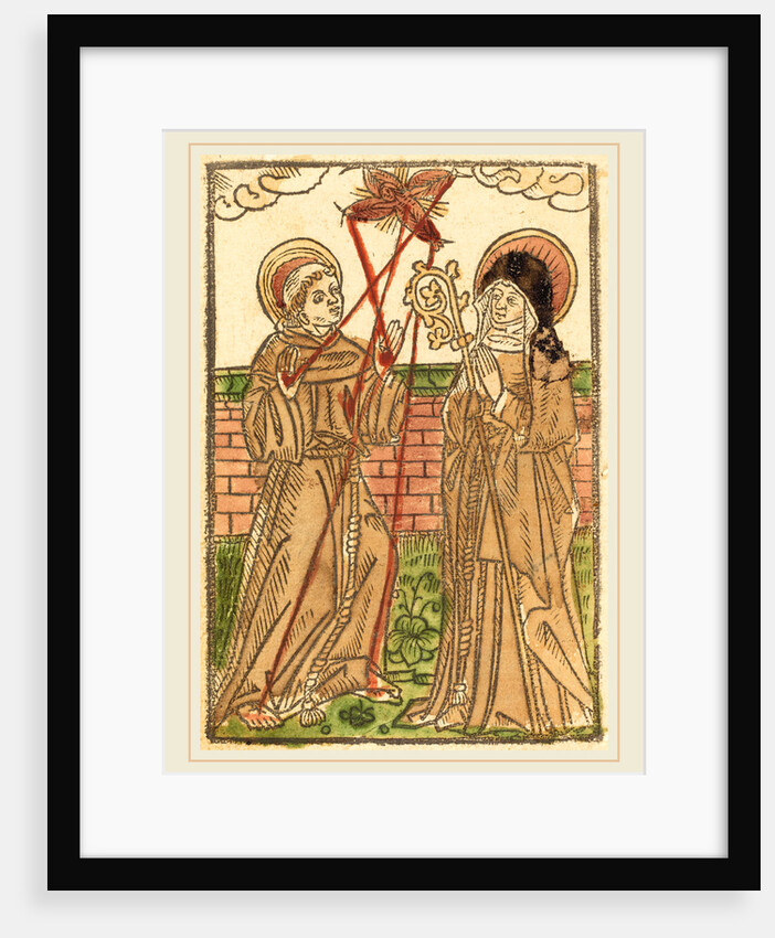 Saint Francis and Saint Clara, c. 1480 by Anonymous