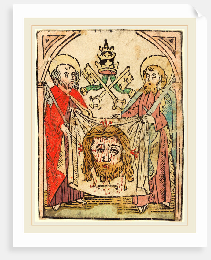 Saints Peter and Paul with the Sudarium, in or after 1475 by Anonymous