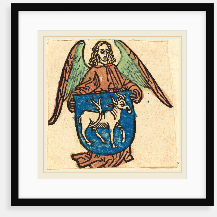 Bookplate of Hilprand Brandenburg of Bibrach, in or after 1500 by Anonymous