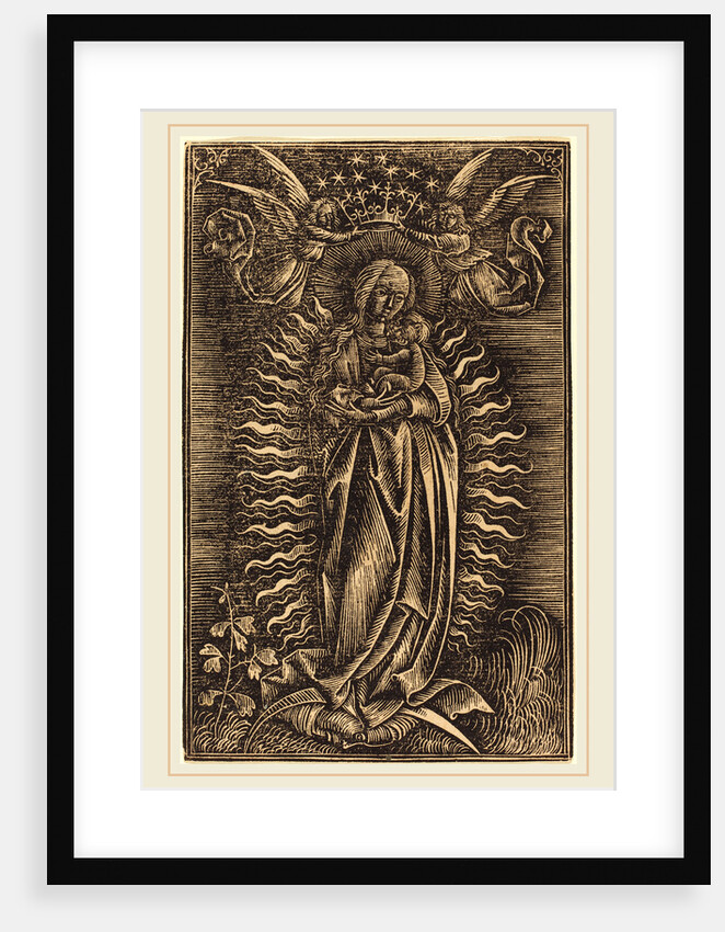The Virgin Crowned by Two Angels, c. 1500 by Anonymous