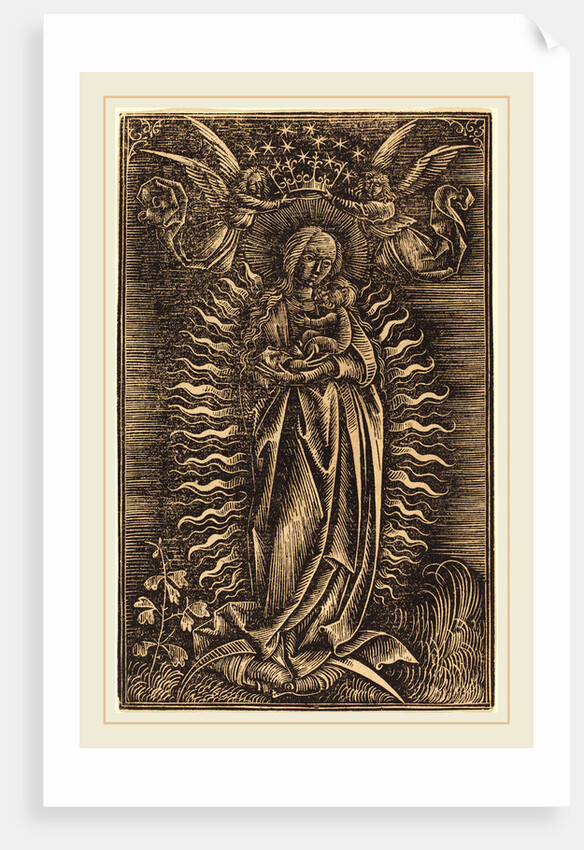 The Virgin Crowned by Two Angels, c. 1500 by Anonymous
