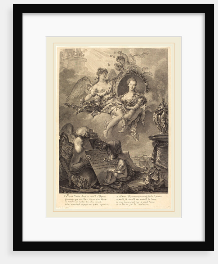 Louise Albertine de Brandt, Baroness von Grapendorf by Georg Friedrich Schmidt