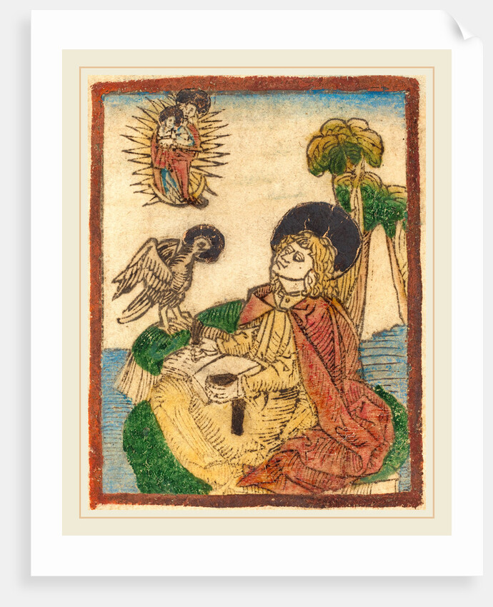 Saint John on the Island of Patmos by Anonymous