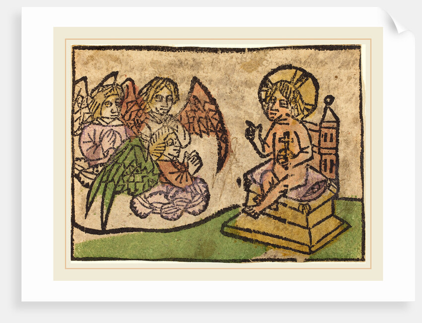 Christ Child with Three Angels by Anonymous