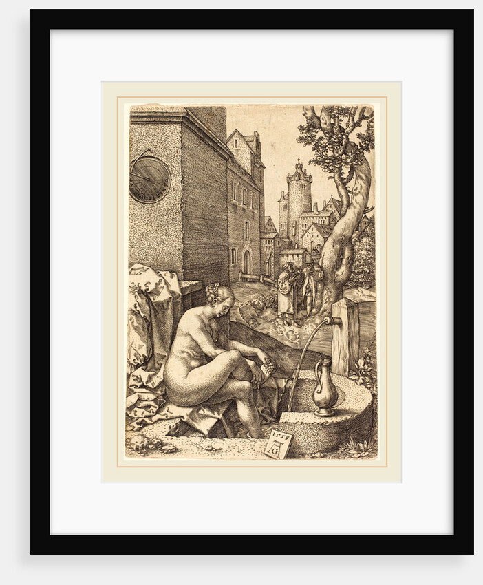 Susanna Surprised by the Two Elders, 1555 by Heinrich Aldegrever
