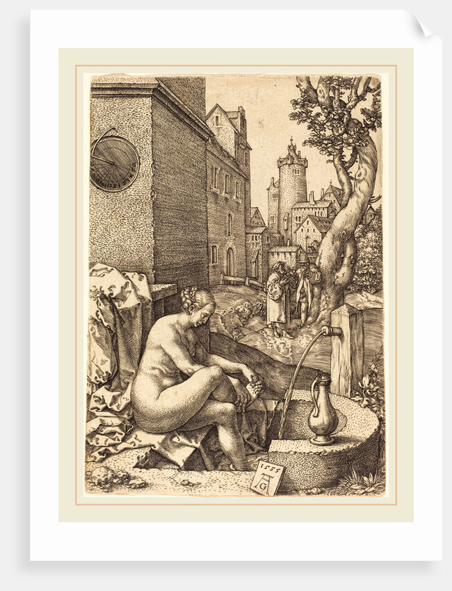 Susanna Surprised by the Two Elders, 1555 by Heinrich Aldegrever