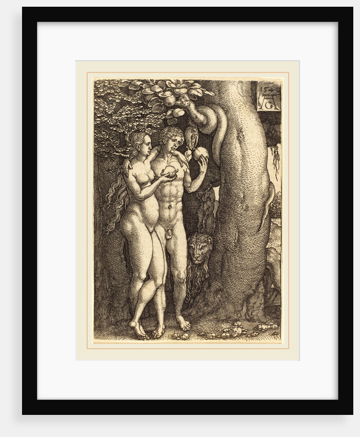 The Temptation by the Snake, 1540 by Heinrich Aldegrever