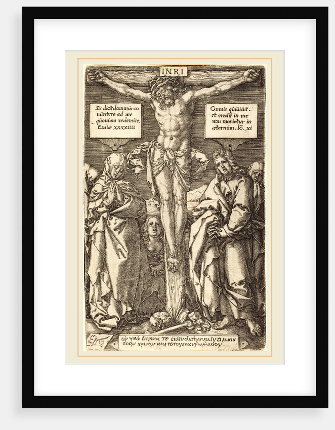 Christ on the Cross, 1553 by Heinrich Aldegrever